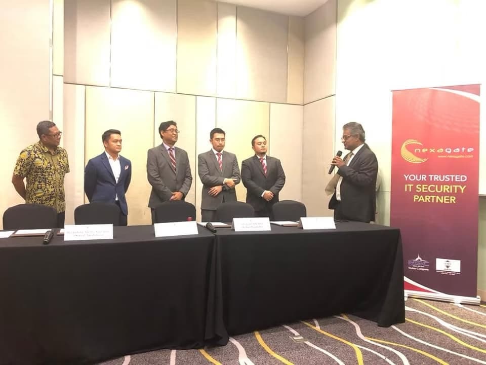 Business Partnership Signing Ceremony between Nexagate and our Indonesian partner, PT Global Semesta Teknologi (Glostek)